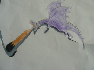 Connor's Fire-breathing Dragon!